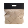 Bottega Veneta Small Canvas French Calfskin Slip Tote Secondhand