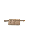 Ferragamo Gancini Canvas Double Pocket Belt Bag Secondhand