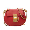Secondhand Chloé Nano Grained Lambskin Drew Crossbody