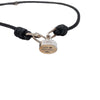 Louis Vuitton Unicef Sterling Silver and Cord Lockit Bracelet Secondhand