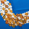Secondhand Chanel Pearls and Gripoix Printed Silk Scarf 90