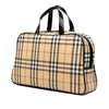 Burberry House Check Coated Canvas Travel Bag Secondhand