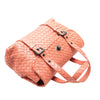 Secondhand Bottega Veneta Leather Intrecciato Flap Satchel