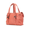 Secondhand Bottega Veneta Leather Intrecciato Flap Satchel