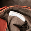 Secondhand Bottega Veneta Leather Intrecciato Flap Satchel