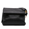 Secondhand Bottega Veneta Small Nappa Intrecciato Fold Over Flap Crossbody