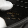 Chanel CC Quilted Lambskin Top Handle Flap Clutch With Chain Secondhand