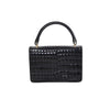 Secondhand Celine Vintage Crocodile Embossed Leather Handbag