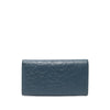 Chanel Powder Blue Embossed Wallet - 2010s Second hand