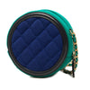 Chanel Tricolor Jersey CC Filigree Round Crossbody Secondhand