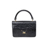 Secondhand Celine Vintage Crocodile Embossed Leather Handbag