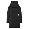 Moncler Black Long Down Jacket- 2010s Second hand