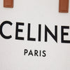 Celine Small Canvas Logo Print Horizontal Cabas Tote Secondhand