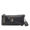 Prada Small Leather and Tessuto Crossbody Secondhand