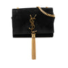 Saint Laurent Small Suede Monogram Kate Tassel Crossbody Secondhand