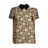 Secondhand Louis Vuitton Printed Top with Collar