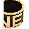 Chanel Black and Gold Logoed Bracelet - '90s Second hand