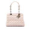 Secondhand Dior Medium Lambskin Cannage Soft Zipped Lady Dior Shopping Tote