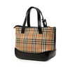 Burberry Haymarket Check Canvas Handbag Secondhand