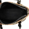Burberry Haymarket Check Canvas Handbag Secondhand