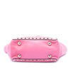 Valentino Mini Leather Rockstud Trapeze Satchel Secondhand