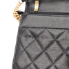 Chanel Quilted Calfskin Pearl CC Accordion Wallet on Chain Secondhand
