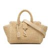 Saint Laurent Baby Raffia Monogram Downtown Cabas Secondhand
