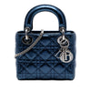 Dior Mini Metallic Calfskin Cannage Lady Dior Secondhand