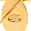 Chanel CC Gold Plated Turn Lock Brooch Secondhand