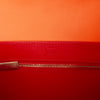 Christian Louboutin Small Croc Embossed Trimmed Crystal Embellished Leather Loubi54 Giddy Crossbody Secondhand
