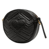 Gucci Mini GG Marmont Matelasse Calfskin Round Crossbody Secondhand