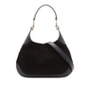 Secondhand Gucci Medium Micro GG Suede B Hobo