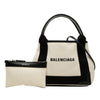 Balenciaga Canvas Navy Cabas Satchel XS Secondhand