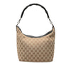Gucci GG Canvas Bamboo Shoulder Bag Secondhand