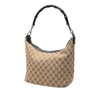 Gucci GG Canvas Bamboo Shoulder Bag Secondhand