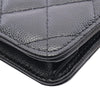 Chanel Quilted Caviar Polly Pocket Wristlet Pouch Secondhand