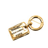 Chanel Gold Plated Rue Cambon Tag Brooch Secondhand