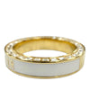 Secondhand Dior Gold Plated Strass and Lacquer Night Code Band Ring