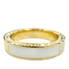 Secondhand Dior Gold Plated Strass and Lacquer Night Code Band Ring
