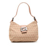 Fendi Zucchino Canvas Shoulder Bag Secondhand