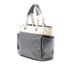 Secondhand Chanel Large Bicolor Quilted Coated Canvas Paris Biarritz Tote