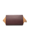 Celine Small Tricolor Leather Trapeze Satchel Secondhand