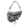 Dior Canvas Embroidered Ornamental Cornely Saddle Bag Secondhand