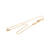 Louis Vuitton Gold Plated Essential V Supple Necklace Secondhand