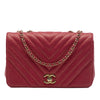 Chanel Medium Chevron Iridescent Caviar Statement Flap Secondhand
