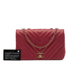 Chanel Medium Chevron Iridescent Caviar Statement Flap Secondhand
