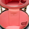Chanel Quilted Patent Afternoon Tea Top Handle Vanity Case with Chain Secondhand