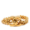 Chanel Gold Plated CC Turnlock Chain Bracelet Secondhand