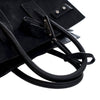 Secondhand Saint Laurent Small Croc Embossed Suede Sac De Jour Satchel