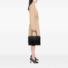 Prada Saffiano Trimmed Tessuto Business Bag Secondhand